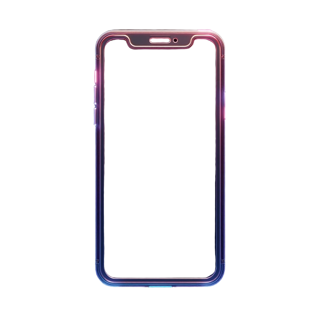 Iridescent Smartphone Frame